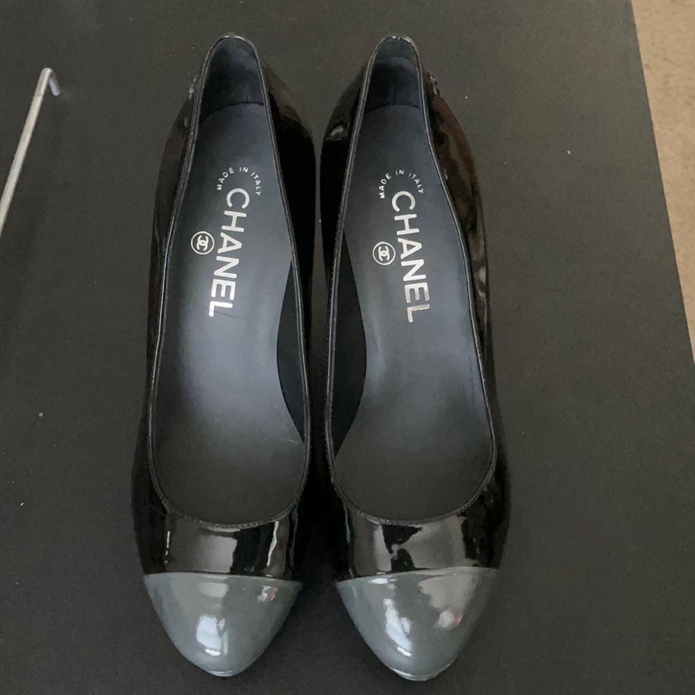 Chanel Patent Leather heels.